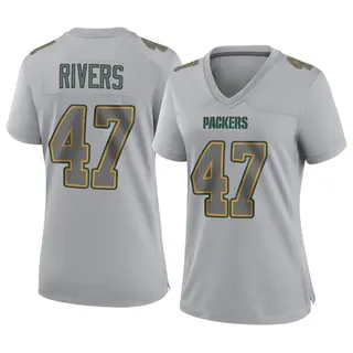 Green Bay Packers Women's Chauncey Rivers Game Atmosphere Fashion Jersey - Gray