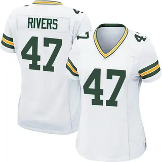 Green Bay Packers Women's Chauncey Rivers Game Jersey - White