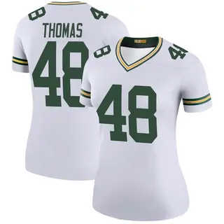 Green Bay Packers Women's DQ Thomas Legend Color Rush Jersey - White