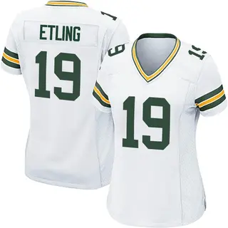 Green Bay Packers Women's Danny Etling Game Jersey - White