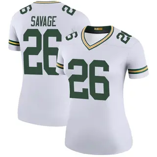 Green Bay Packers Women's Darnell Savage Legend Color Rush Jersey - White