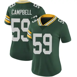 Green Bay Packers Women's De'Vondre Campbell Limited Team Color Vapor Untouchable Jersey - Green