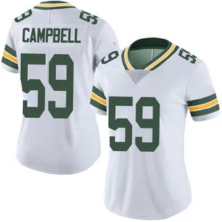 Green Bay Packers Women's De'Vondre Campbell Limited Vapor Untouchable Jersey - White
