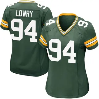 Green Bay Packers Women's Dean Lowry Game Team Color Jersey - Green