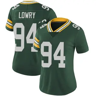 Green Bay Packers Women's Dean Lowry Limited Team Color Vapor Untouchable Jersey - Green