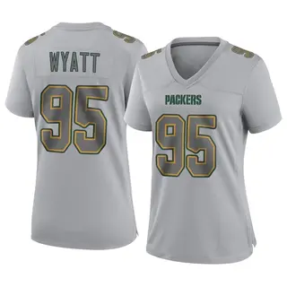 Green Bay Packers Women's Devonte Wyatt Game Atmosphere Fashion Jersey - Gray