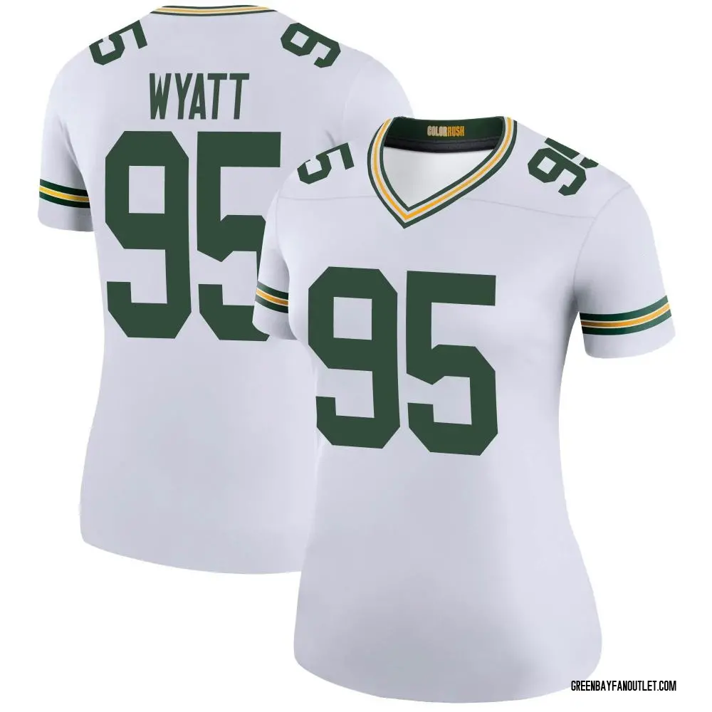 Green Bay Packers Women's Devonte Wyatt Legend Color Rush Jersey - White