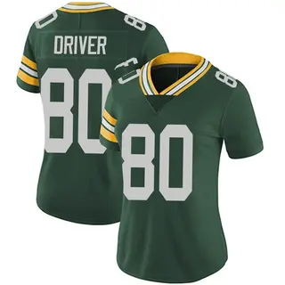 Green Bay Packers Women's Donald Driver Limited Team Color Vapor Untouchable Jersey - Green
