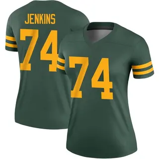 Green Bay Packers Women's Elgton Jenkins Legend Alternate Jersey - Green