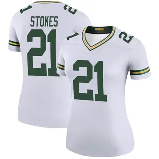 Green Bay Packers Women's Eric Stokes Legend Color Rush Jersey - White