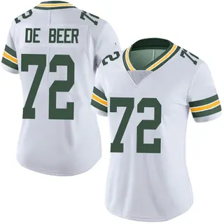 Green Bay Packers Women's Gerhard de Beer Limited Vapor Untouchable Jersey - White