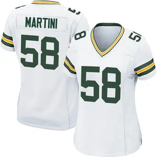 Green Bay Packers Women's Greer Martini Game Jersey - White