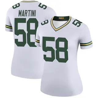 Green Bay Packers Women's Greer Martini Legend Color Rush Jersey - White