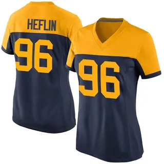 Green Bay Packers Women's Jack Heflin Game Alternate Jersey - Navy