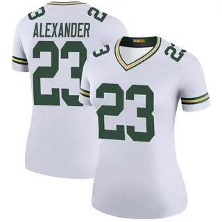 Green Bay Packers Women's Jaire Alexander Legend Color Rush Jersey - White