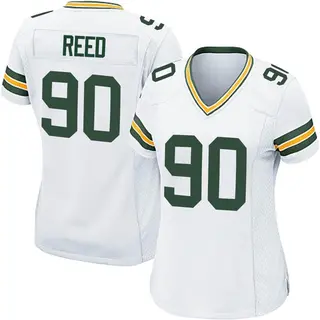 Green Bay Packers Women's Jarran Reed Game Jersey - White
