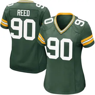 Green Bay Packers Women's Jarran Reed Game Team Color Jersey - Green