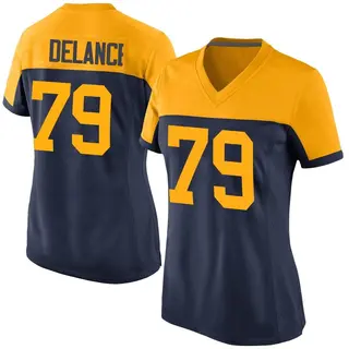 Green Bay Packers Women's Jean Delance Game Alternate Jersey - Navy