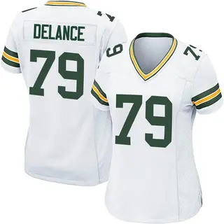 Green Bay Packers Women's Jean Delance Game Jersey - White