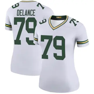 Green Bay Packers Women's Jean Delance Legend Color Rush Jersey - White
