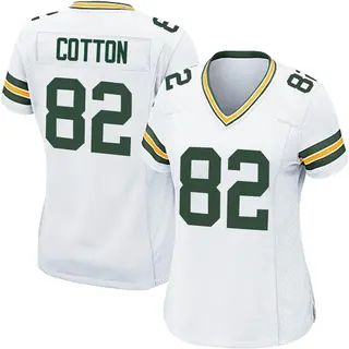 Green Bay Packers Women's Jeff Cotton Game Jersey - White