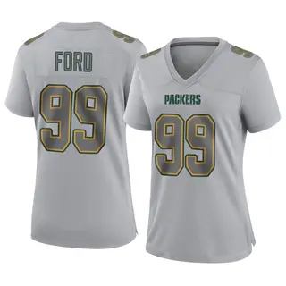 Green Bay Packers Women's Jonathan Ford Game Atmosphere Fashion Jersey - Gray