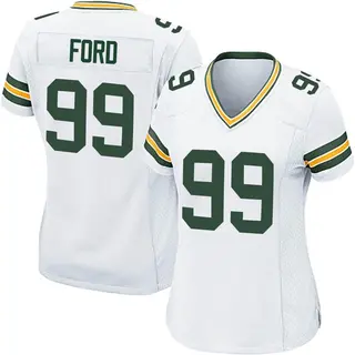Green Bay Packers Women's Jonathan Ford Game Jersey - White