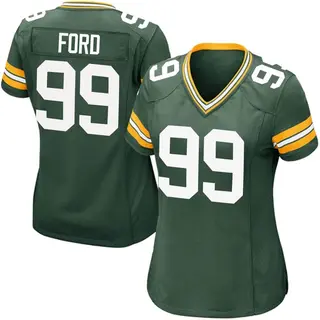 Green Bay Packers Women's Jonathan Ford Game Team Color Jersey - Green