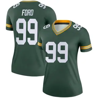 Green Bay Packers Women's Jonathan Ford Legend Jersey - Green