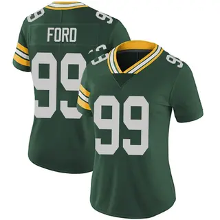 Green Bay Packers Women's Jonathan Ford Limited Team Color Vapor Untouchable Jersey - Green