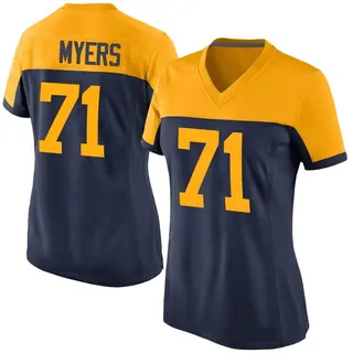Green Bay Packers Women's Josh Myers Game Alternate Jersey - Navy
