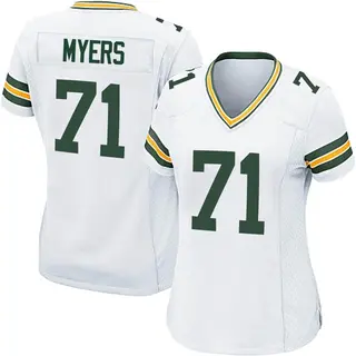 Green Bay Packers Women's Josh Myers Game Jersey - White