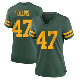 Green Bay Packers Women's Justin Hollins Game Alternate Jersey - Green