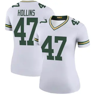 Green Bay Packers Women's Justin Hollins Legend Color Rush Jersey - White