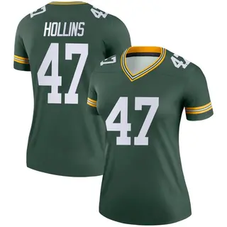 Green Bay Packers Women's Justin Hollins Legend Jersey - Green
