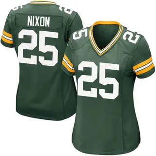 Green Bay Packers Women's Keisean Nixon Game Team Color Jersey - Green
