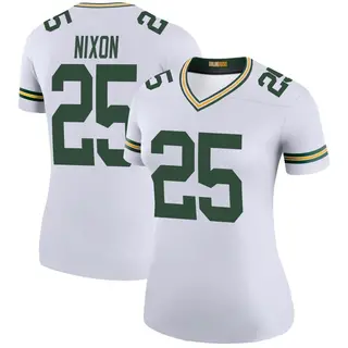 Green Bay Packers Women's Keisean Nixon Legend Color Rush Jersey - White