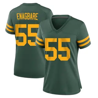 Green Bay Packers Women's Kingsley Enagbare Game Alternate Jersey - Green
