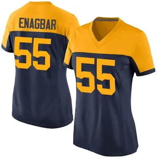 Green Bay Packers Women's Kingsley Enagbare Game Alternate Jersey - Navy