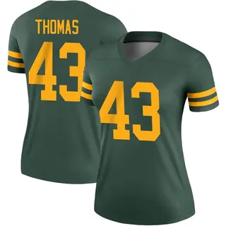 Green Bay Packers Women's Kiondre Thomas Legend Alternate Jersey - Green