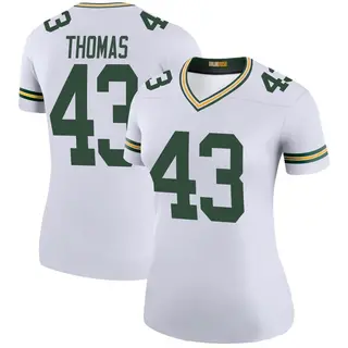 Green Bay Packers Women's Kiondre Thomas Legend Color Rush Jersey - White