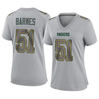 Green Bay Packers Women's Krys Barnes Game Atmosphere Fashion Jersey - Gray