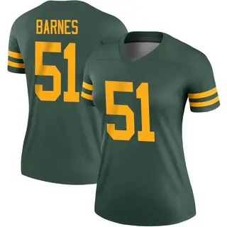 Green Bay Packers Women's Krys Barnes Legend Alternate Jersey - Green