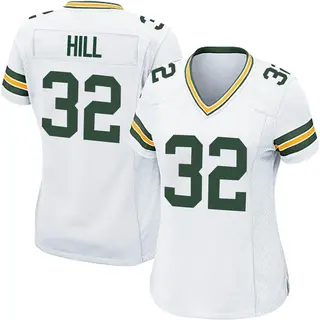 Green Bay Packers Women's Kylin Hill Game Jersey - White