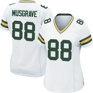 Green Bay Packers Women's Luke Musgrave Game Jersey - White