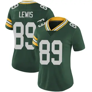 Green Bay Packers Women's Marcedes Lewis Limited Team Color Vapor Untouchable Jersey - Green