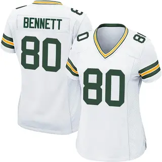 Green Bay Packers Women's Martellus Bennett Game Jersey - White