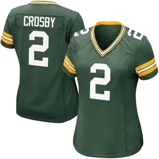 Green Bay Packers Women's Mason Crosby Game Team Color Jersey - Green