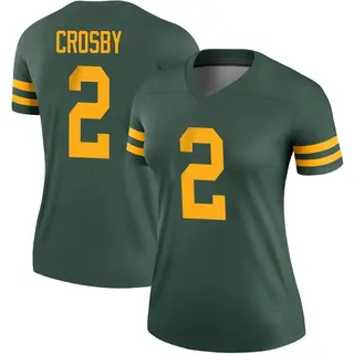 Green Bay Packers Women's Mason Crosby Legend Alternate Jersey - Green