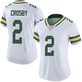 Green Bay Packers Women's Mason Crosby Limited Vapor Untouchable Jersey - White
